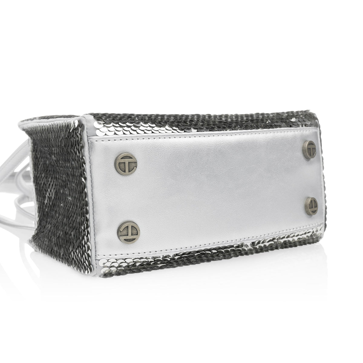 Small Sequin Shopper - Silver - Shopping Bags & Shoppers