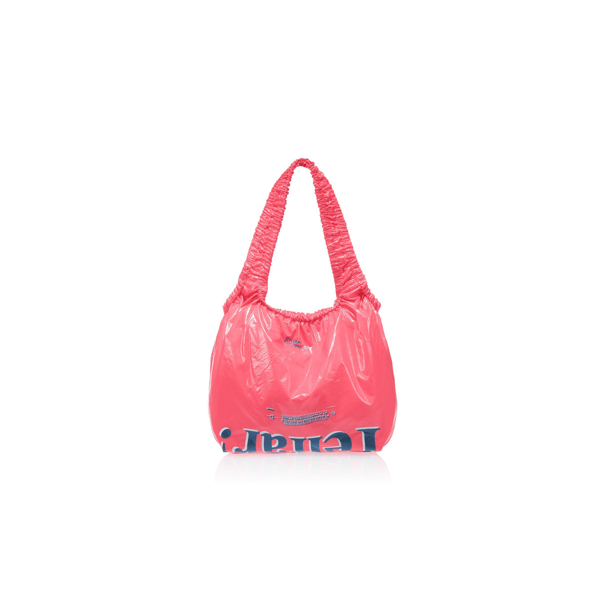 Micro Telfar Smiley Face Plastic Bag - Pink Haze - Plastic Bags