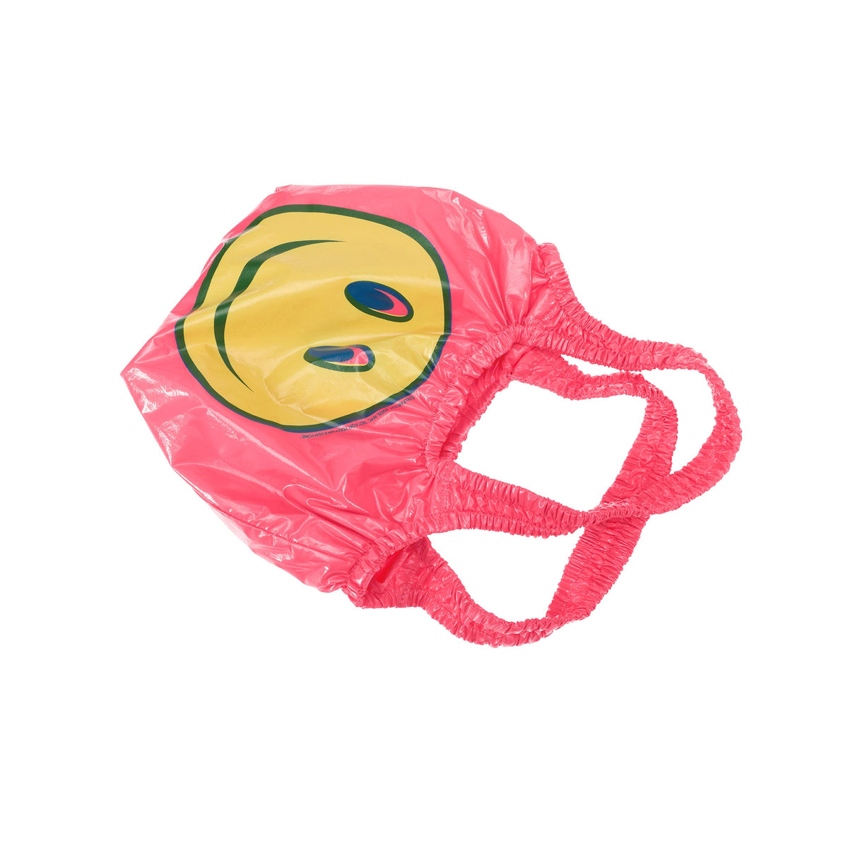 Micro Telfar Smiley Face Plastic Bag - Pink Haze - Plastic Bags