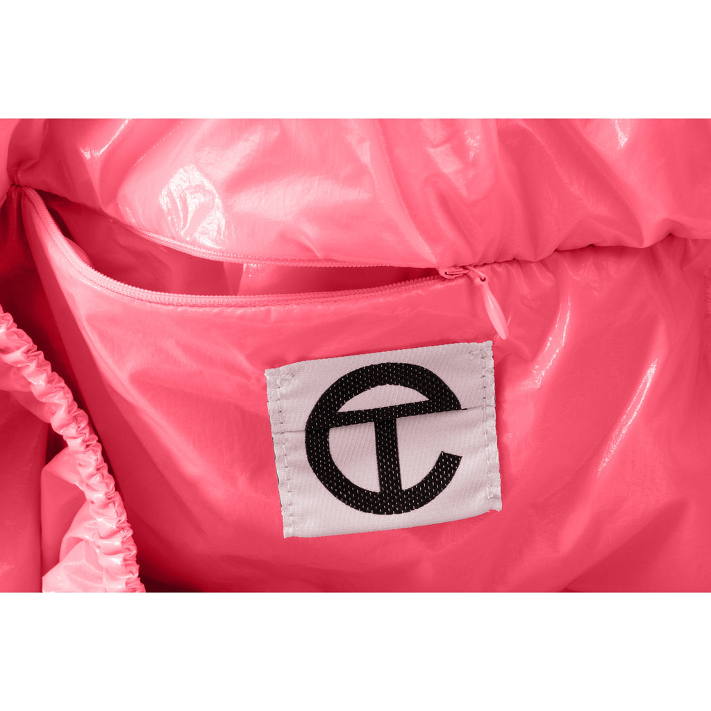 Micro Telfar Smiley Face Plastic Bag - Pink Haze - Plastic Bags