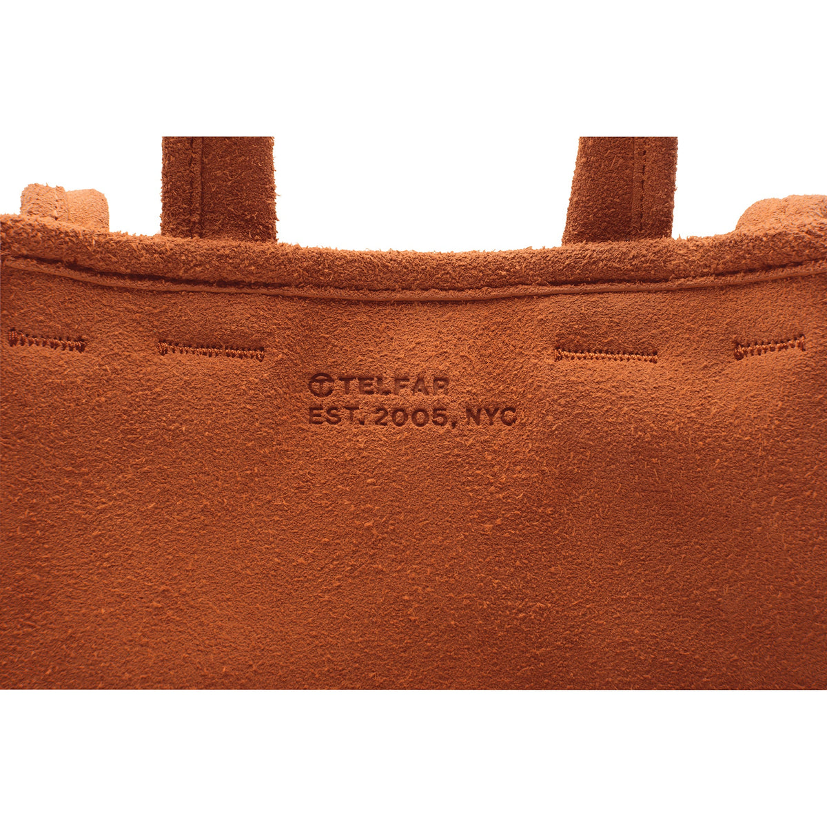 Small Suede Carry Bag - Rust - Carry Bags