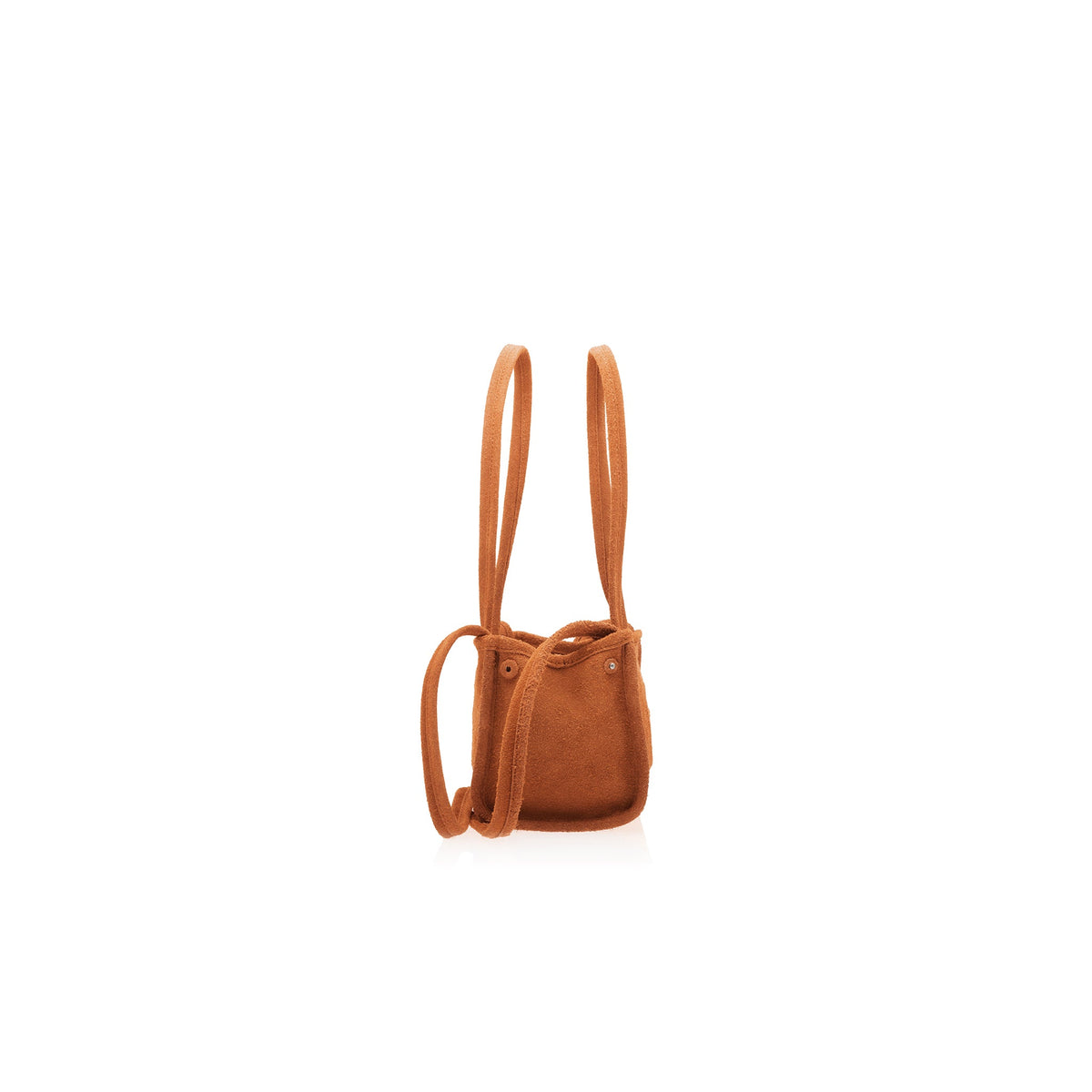 Small Suede Carry Bag - Rust - Carry Bags