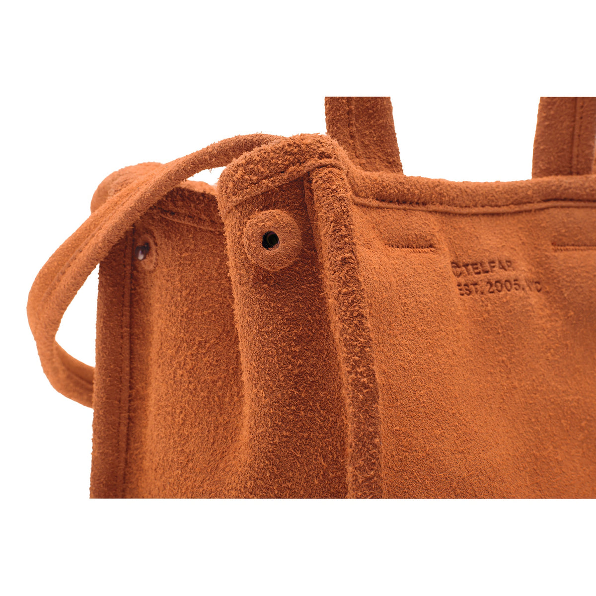 Small Suede Carry Bag - Rust - Carry Bags
