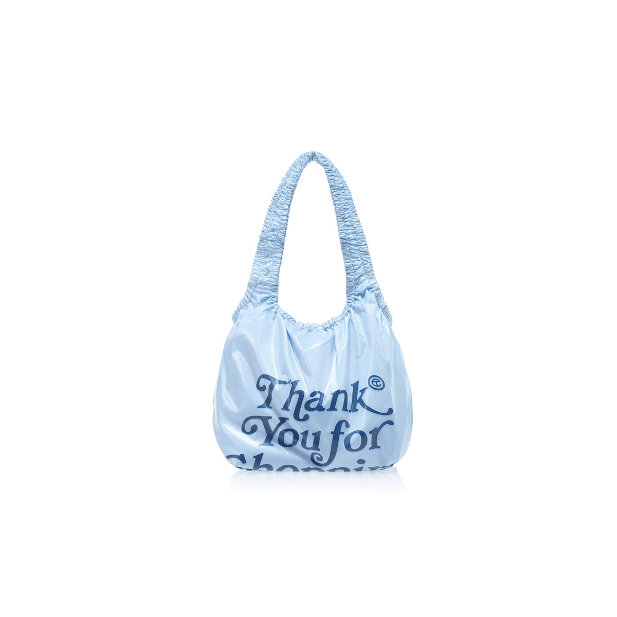 Micro Telfar Thank You Plastic Bag - Baby Blue - Plastic Bags