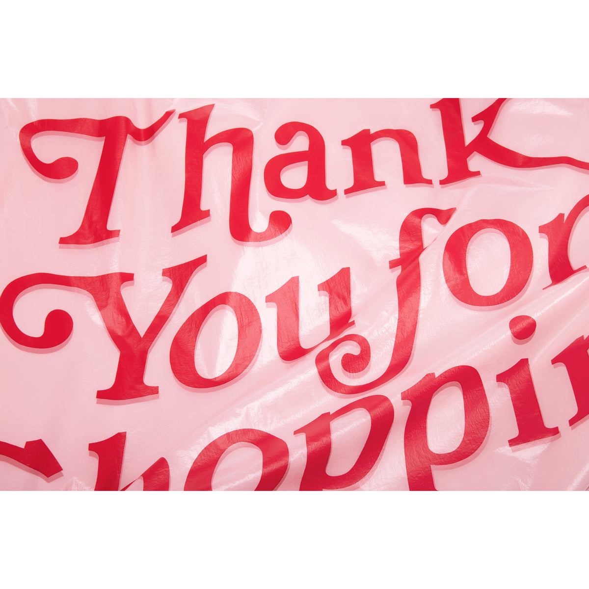 Micro Telfar Thank You Plastic Bag - Pink - Plastic Bags