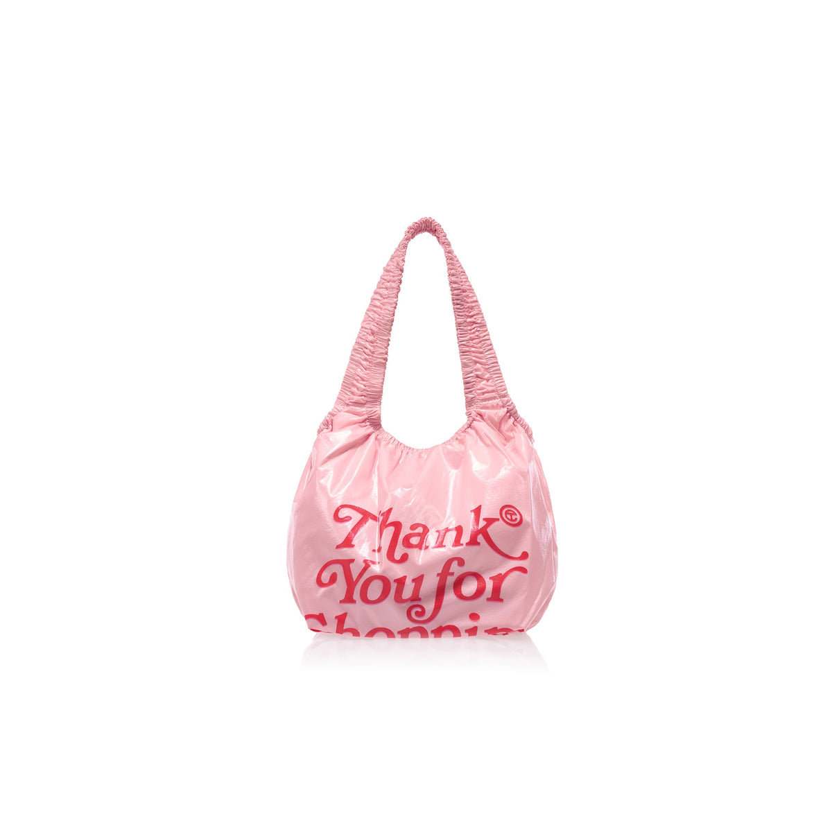 Micro Telfar Thank You Plastic Bag - Pink - Plastic Bags