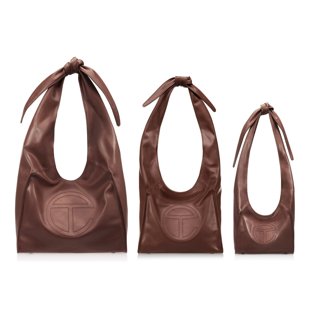 Medium Tie Bag - Brown - Tie Bags