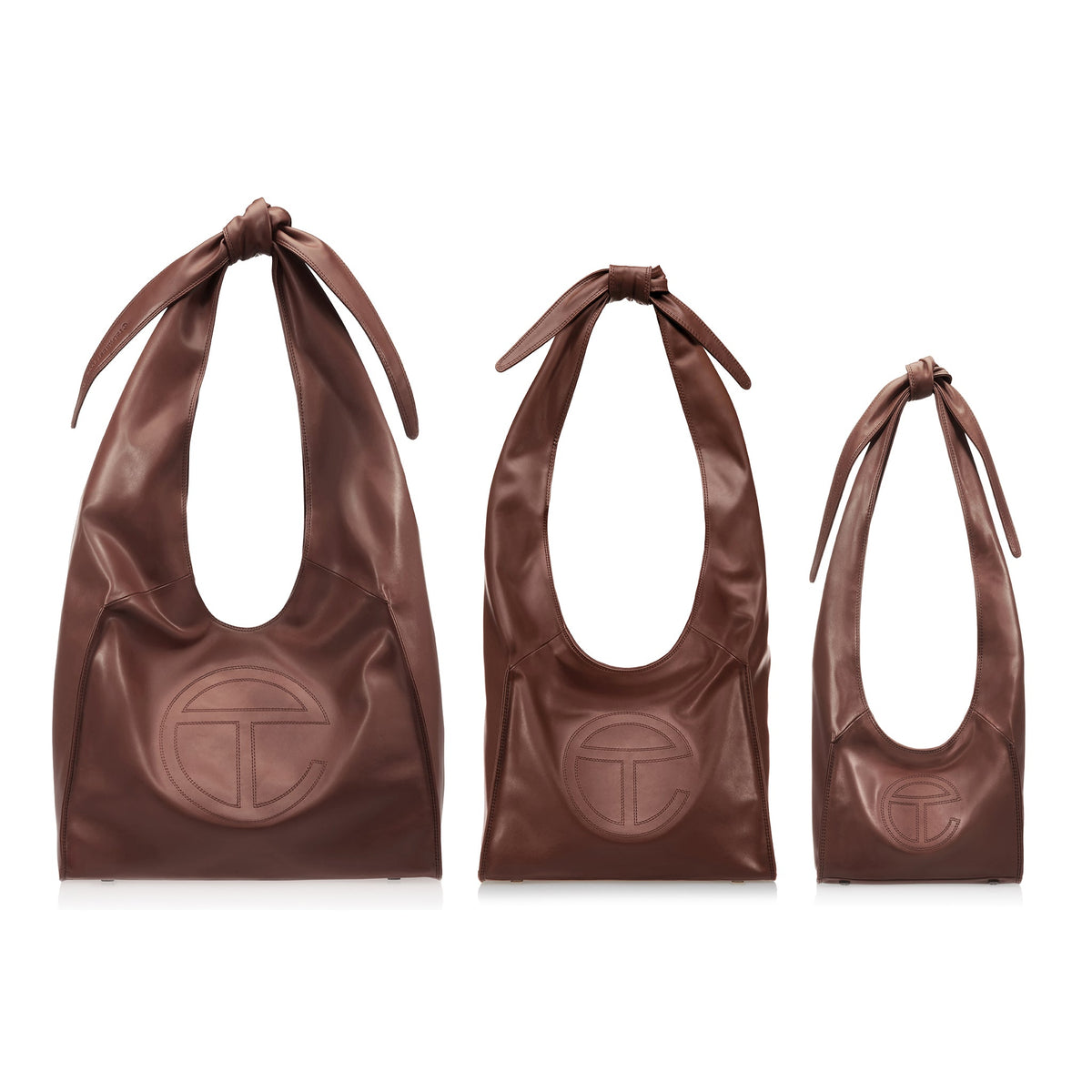 Medium Tie Bag - Brown - Tie Bags