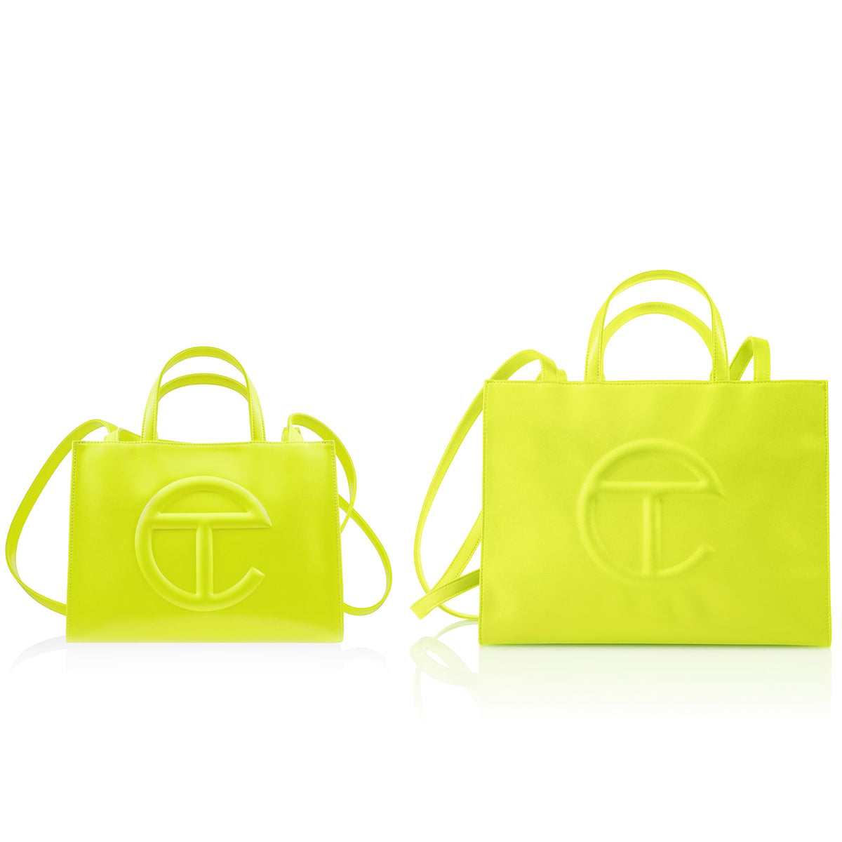 Shmedium Shopping Bag - Highlighter Yellow - Shopping Bags & Shoppers