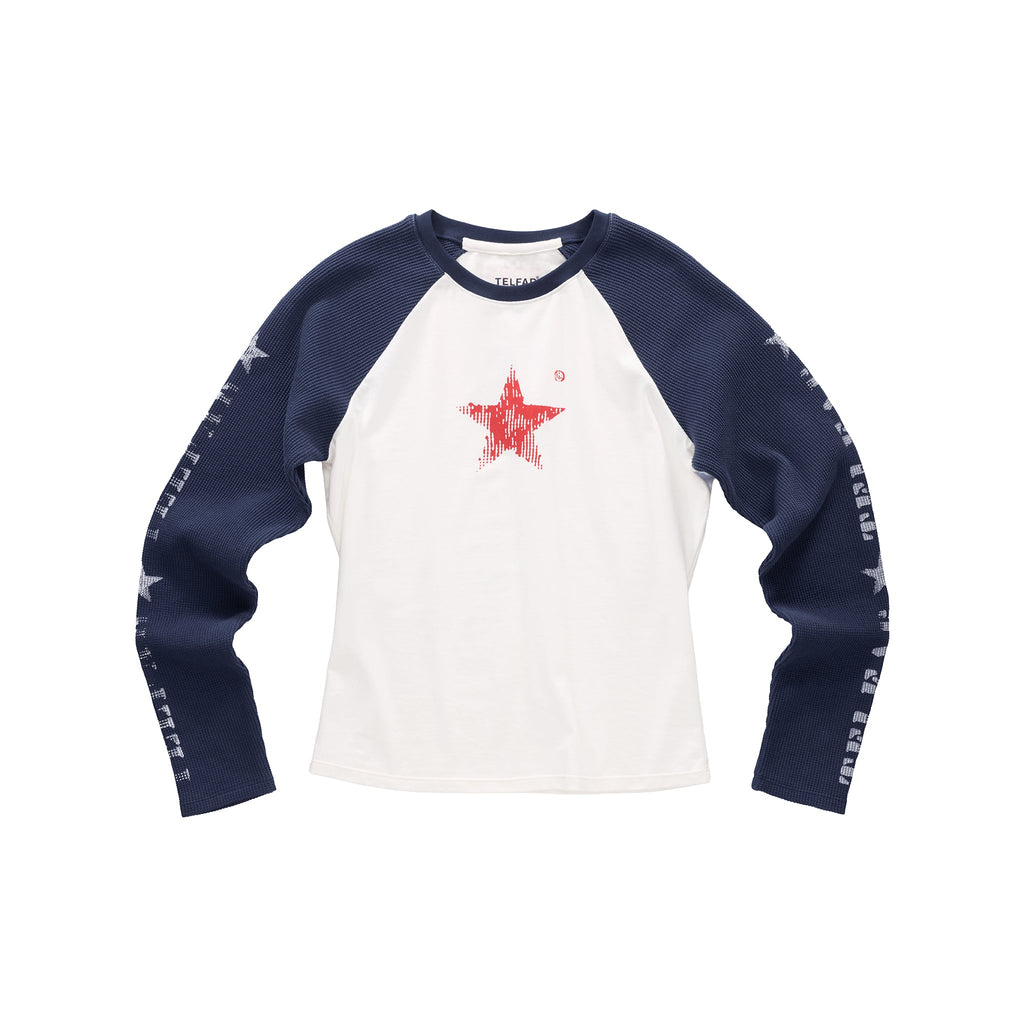 Star Baby Raglan T - Navy/White - Tops & T-Shirts