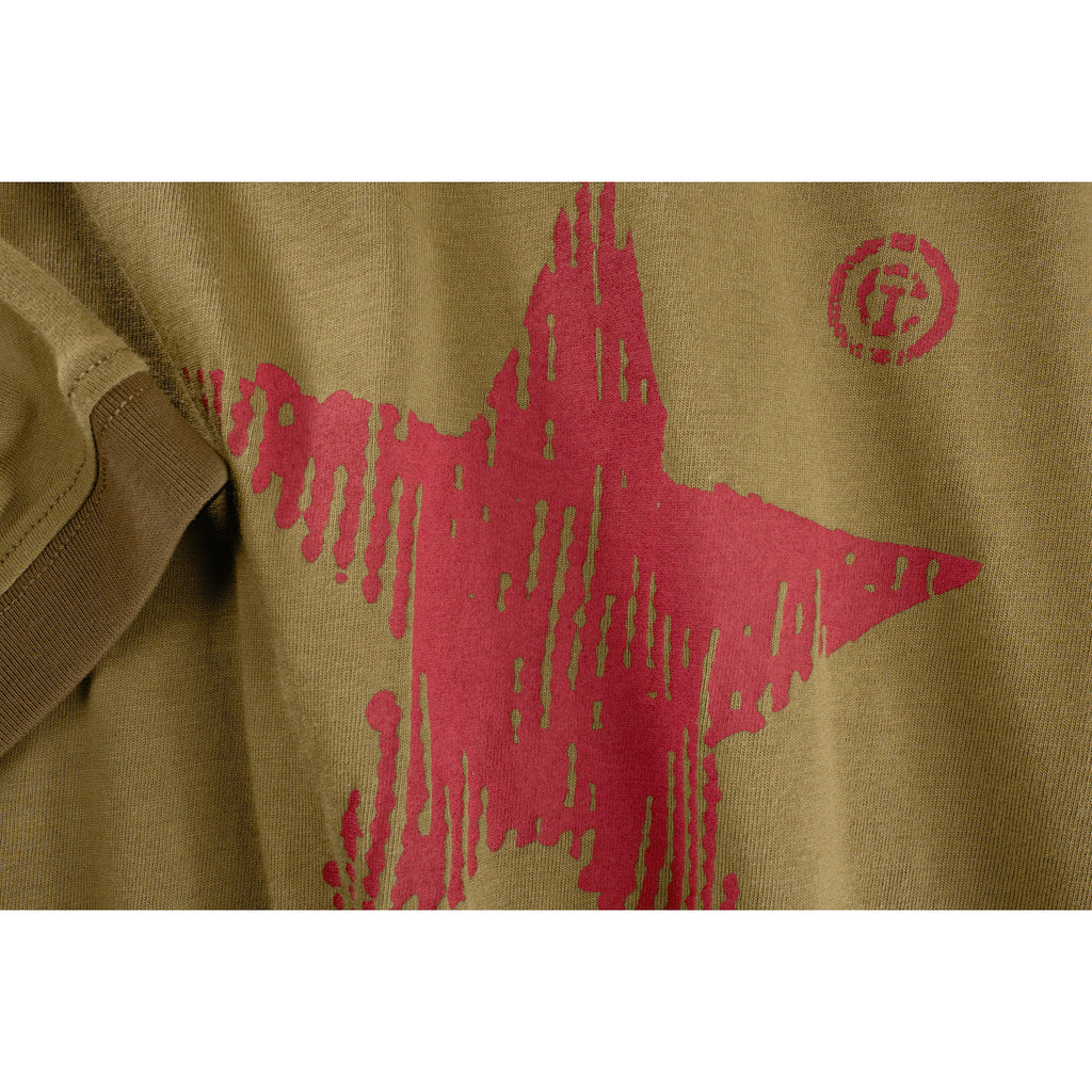 Star Basic Ringer T - Green/Dark Green - Tops & T-Shirts