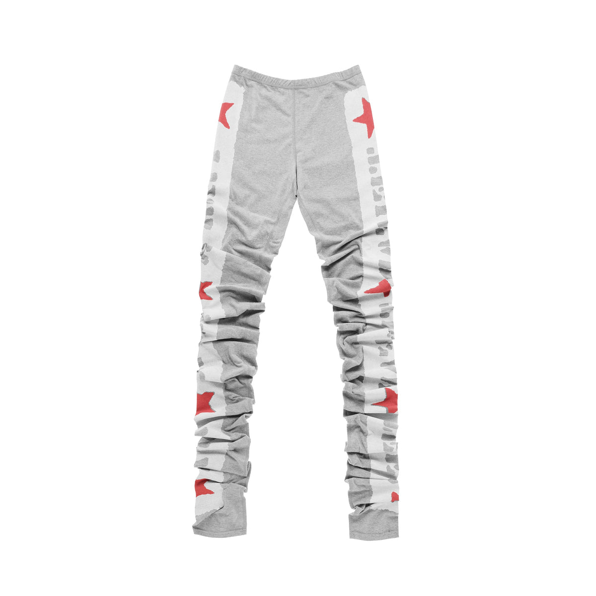 Star Scrunched Legging - Grey - Pants & Shorts