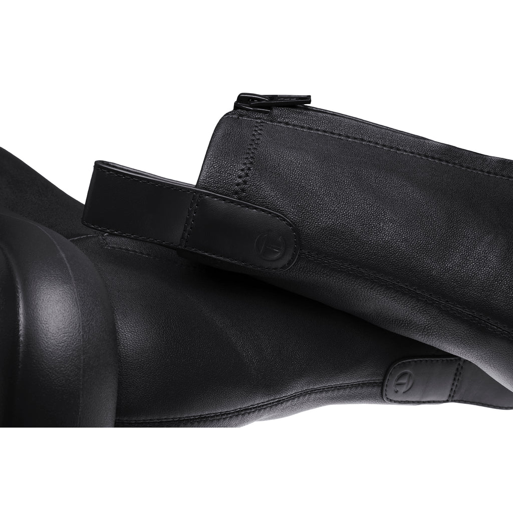 Stretch Leather Modular Boot - Black - Boots