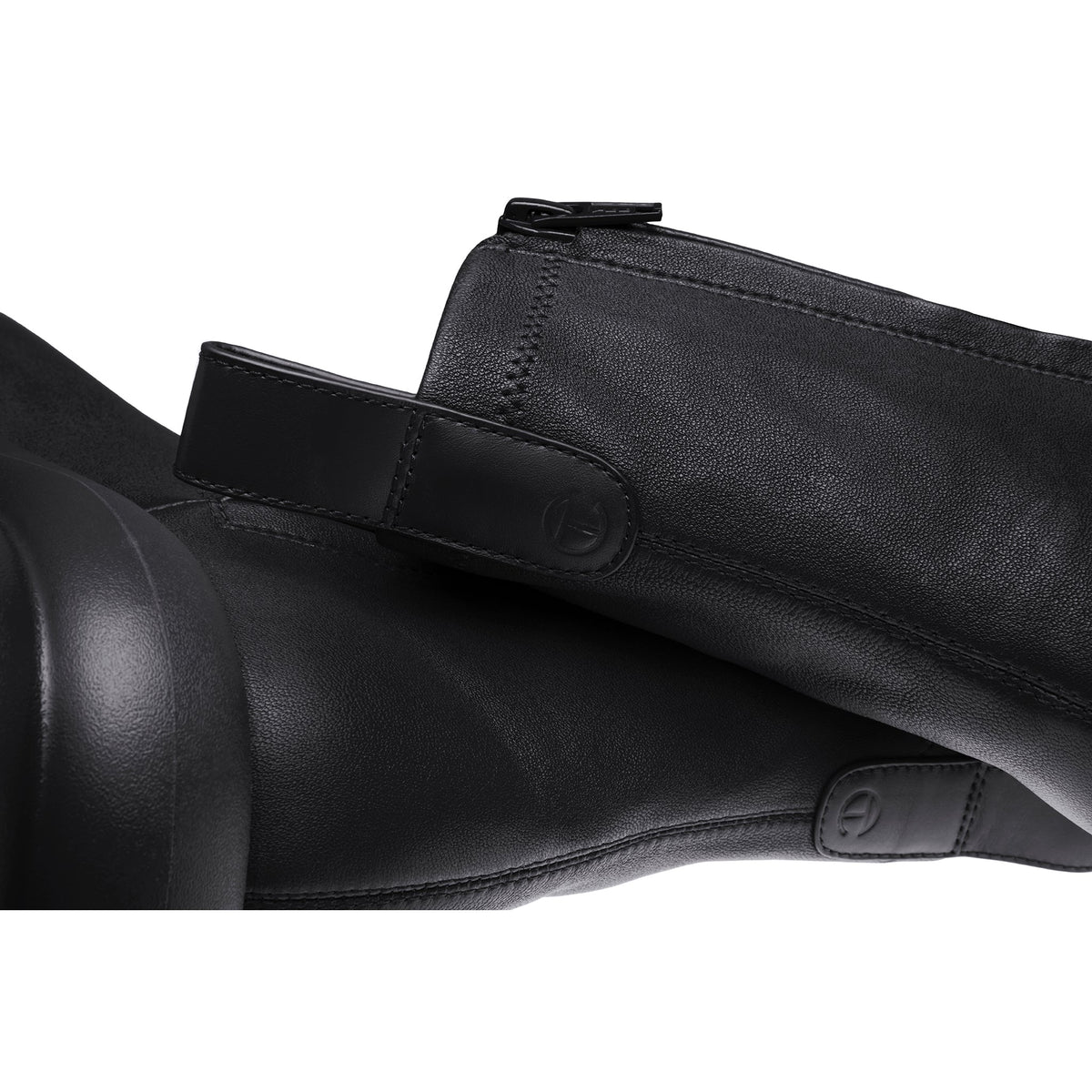 Stretch Leather Modular Boot - Black - Boots