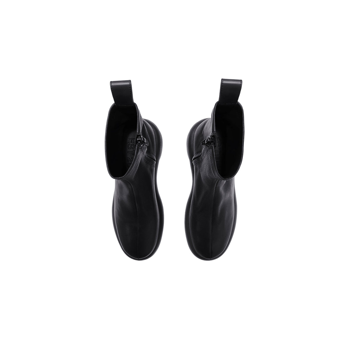 Stretch Leather Modular Boot - Black - Boots