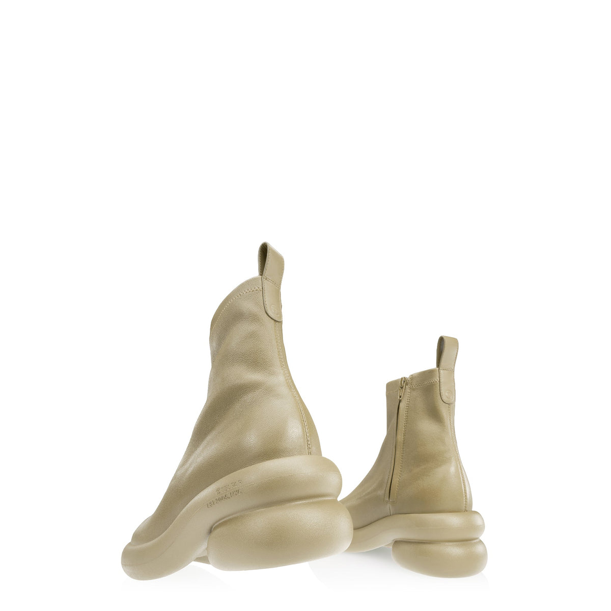 Stretch Leather Modular Boot - Drab - Boots