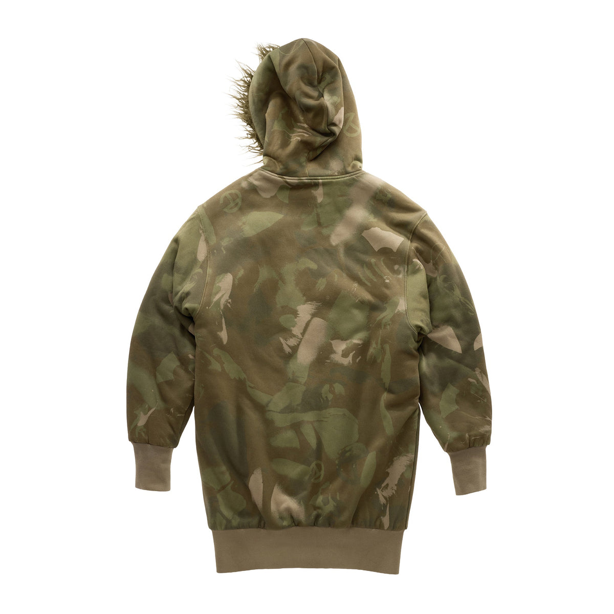 Tall Camo Fur Hoodie - Jungle - Sweaters & Hoodies