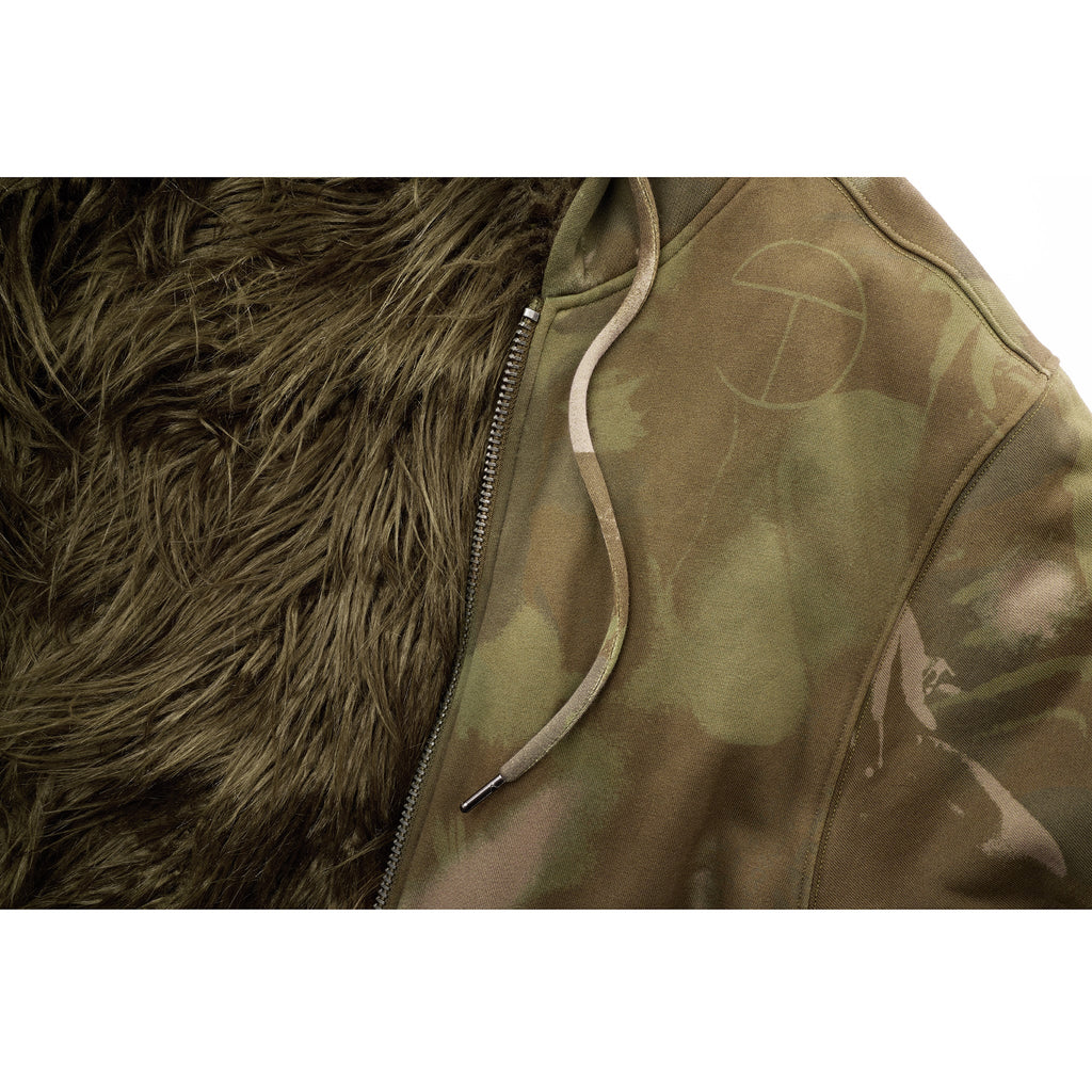 Tall Camo Fur Hoodie - Jungle - Sweaters & Hoodies