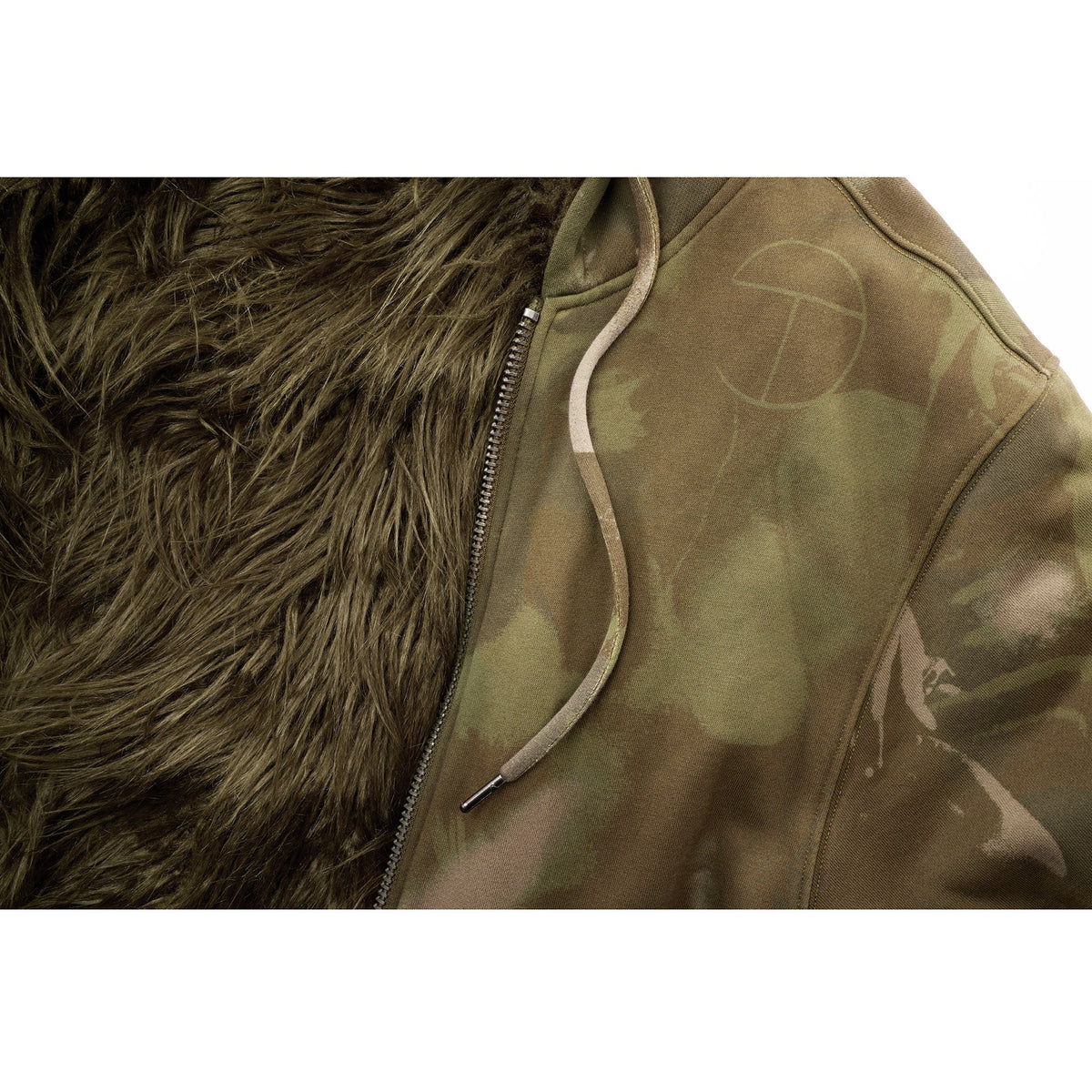 Tall Camo Fur Hoodie - Jungle - Sweaters & Hoodies
