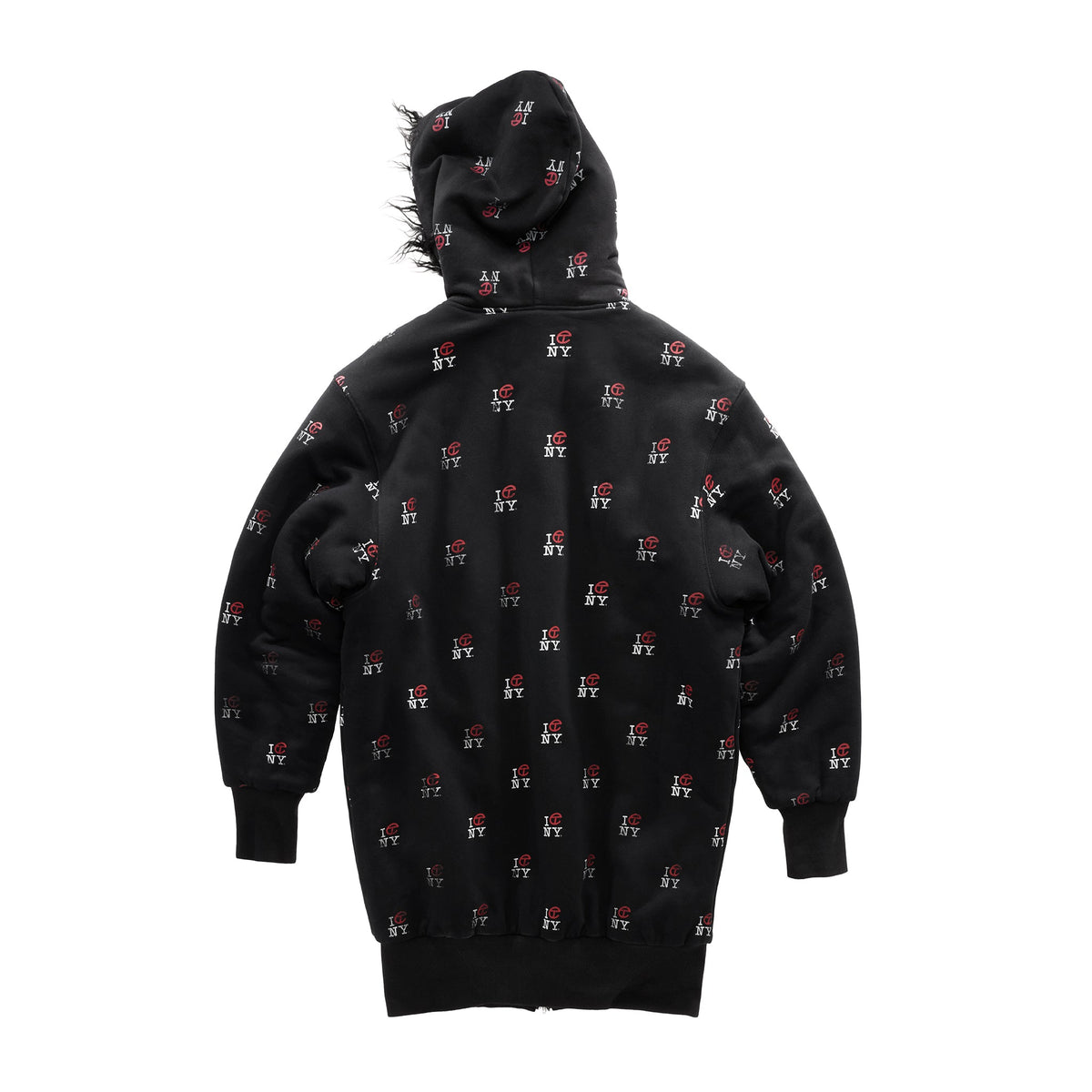Tall Canal All Over Fur Hoodie - Black - Sweaters & Hoodies
