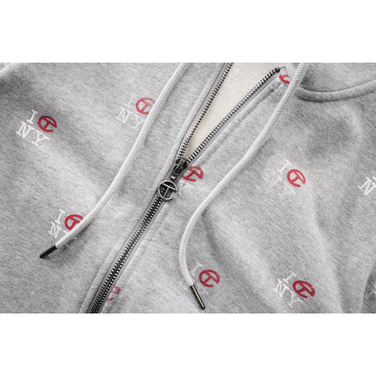 Tall Canal Zip Up Hoodie - Heather Grey - Sweaters & Hoodies