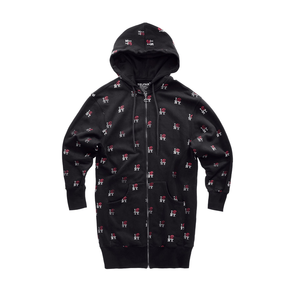 Tall Canal Zip Up Hoodie - Black - Sweaters & Hoodies