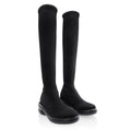 Tall Knit Modular Boot- Black - Boots