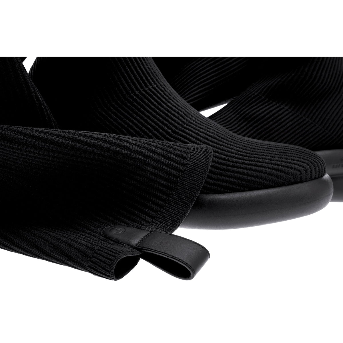 Tall Knit Modular Boot- Black - Boots