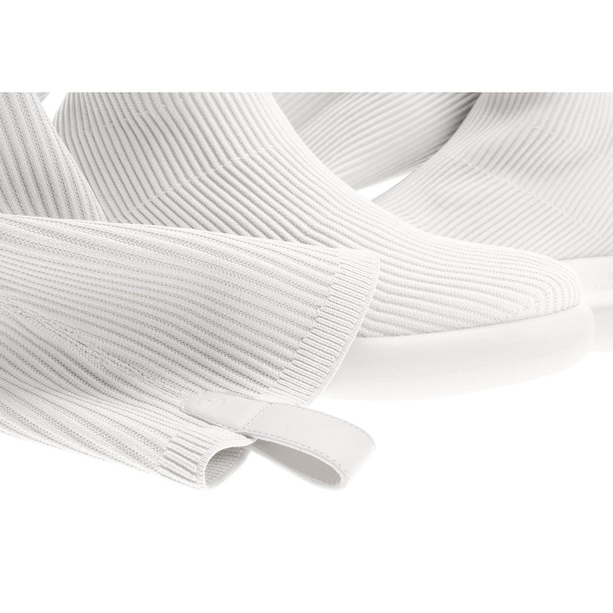 Tall Knit Modular Boot- White - Boots