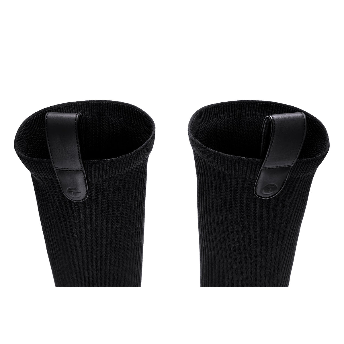 Tall Knit Modular Boot- Black - Boots