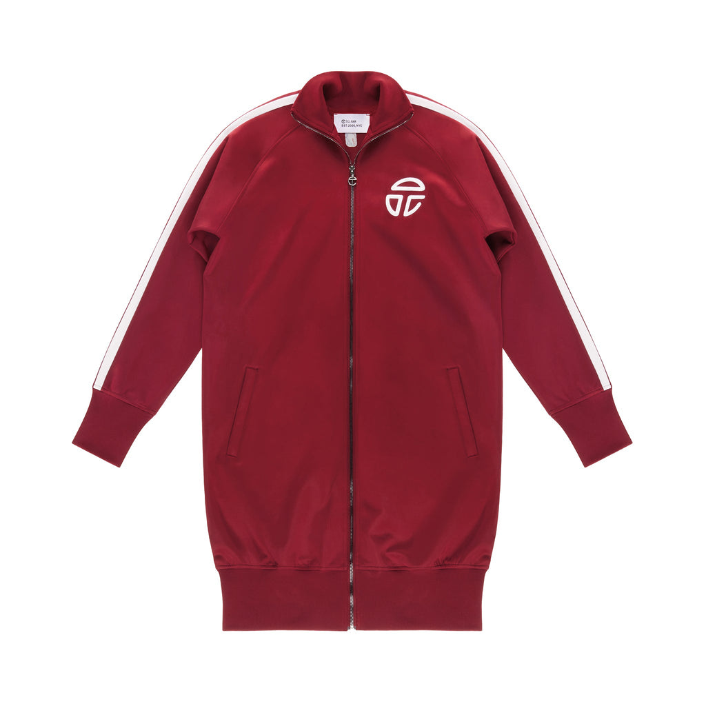 Tall Track Jacket - Oxblood - Jackets & Outerwear