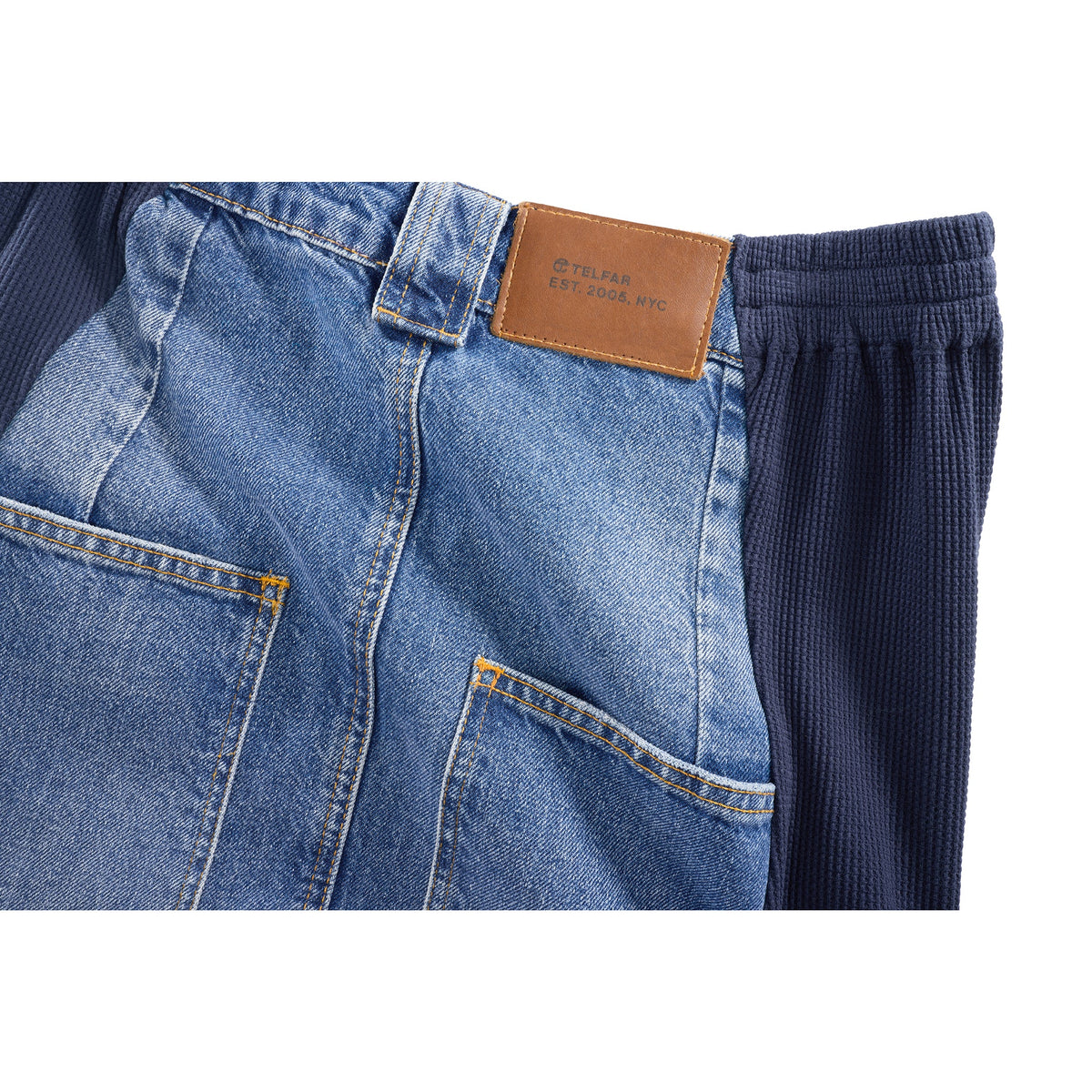 Thermal Jean - Blue/Navy - Sweaters & Hoodies