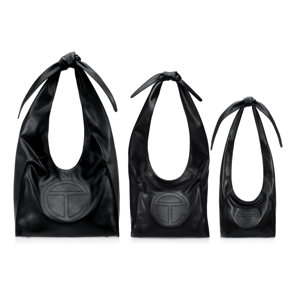 Medium Tie Bag - Black - Tie Bags