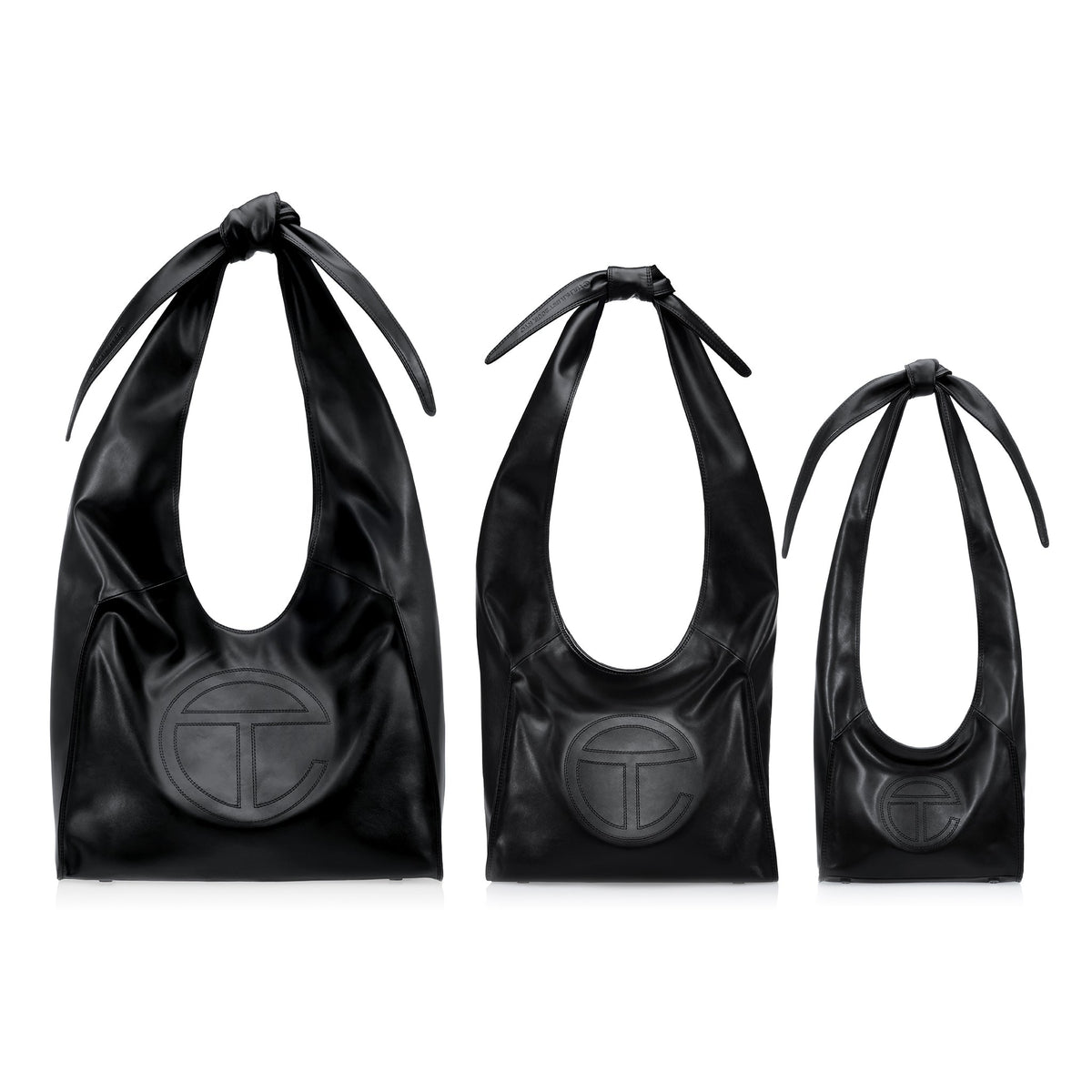 Medium Tie Bag - Black - Tie Bags