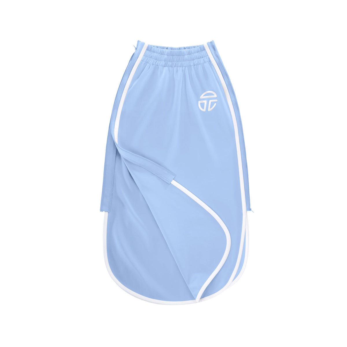 Track Long Skirt - Baby Blue - Dresses & Skirts
