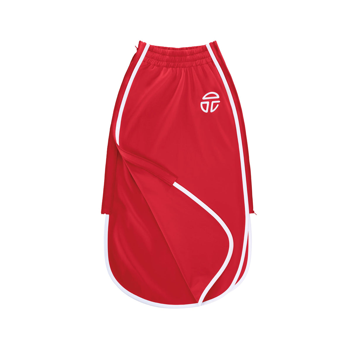Track Long Skirt - Red - Dresses & Skirts
