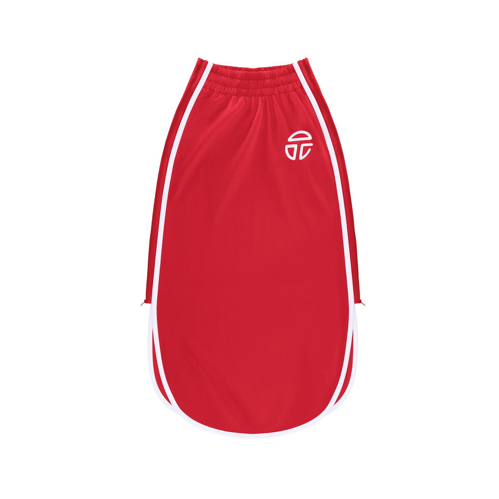 Track Long Skirt - Red - Dresses & Skirts