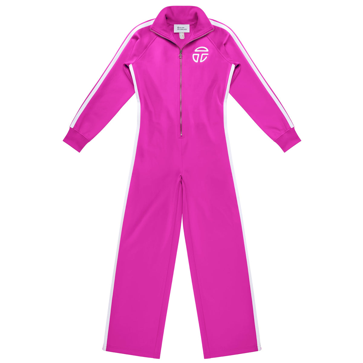 Track Long Sleeve Jumpsuit - Azalea - Jackets & Outerwear