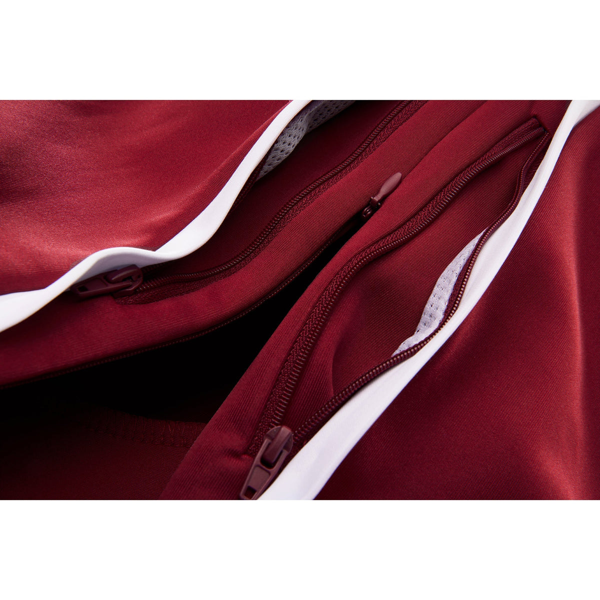 Track Long Sleeve Jumpsuit - Oxblood - Jackets & Outerwear