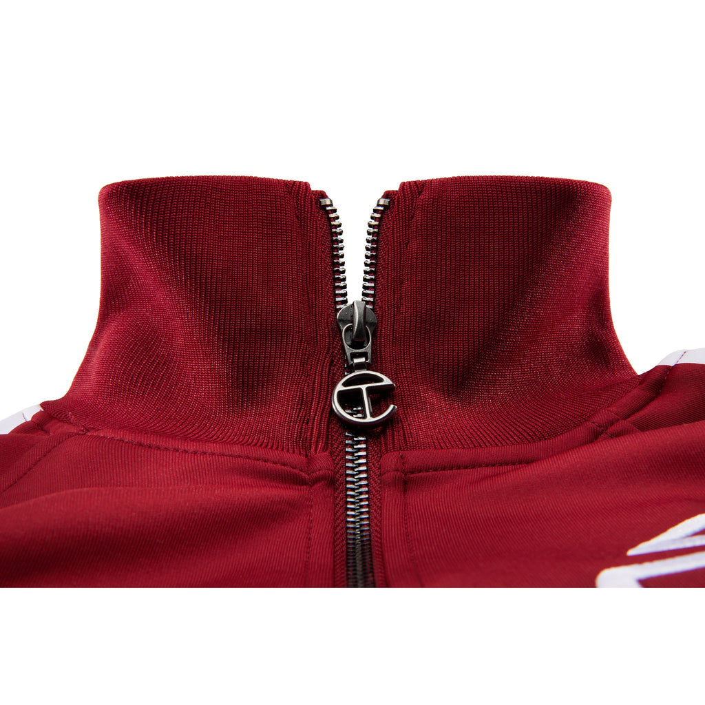 Track Long Sleeve Jumpsuit - Oxblood - Jackets & Outerwear