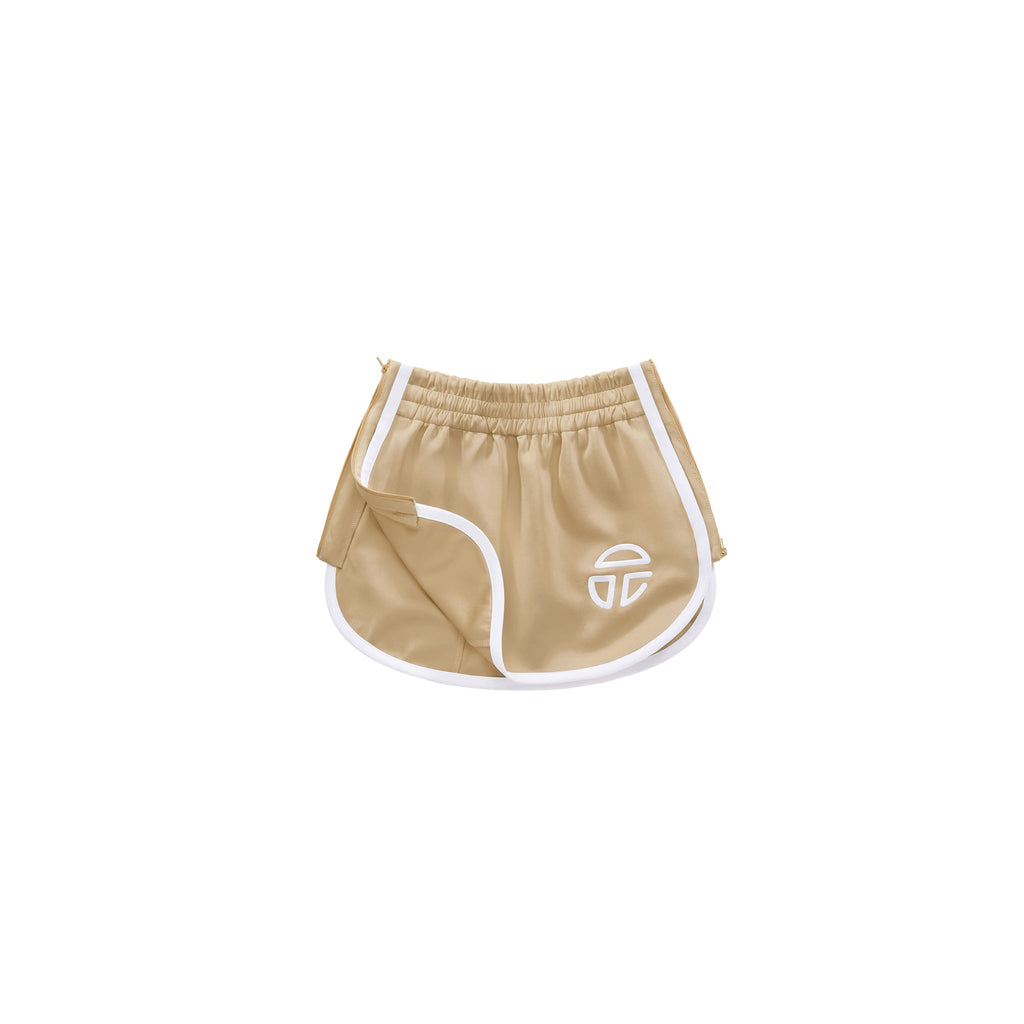 Track Short Skirt - Cream - Dresses & Skirts