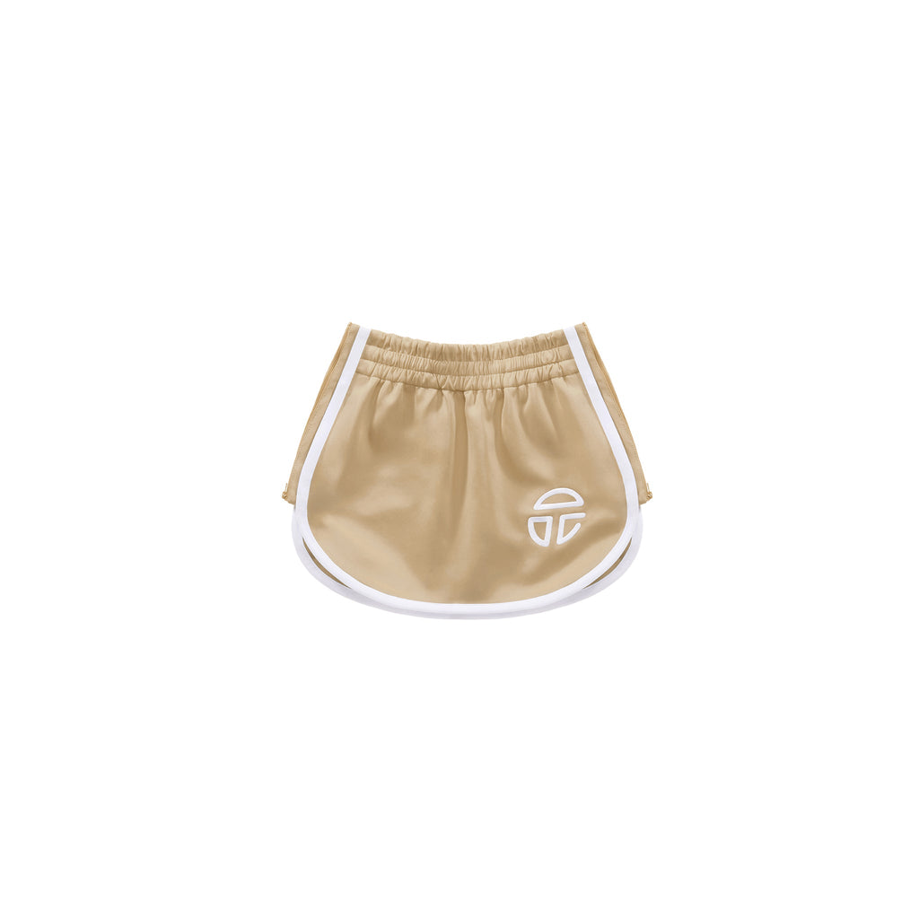 Track Short Skirt - Cream - Dresses & Skirts