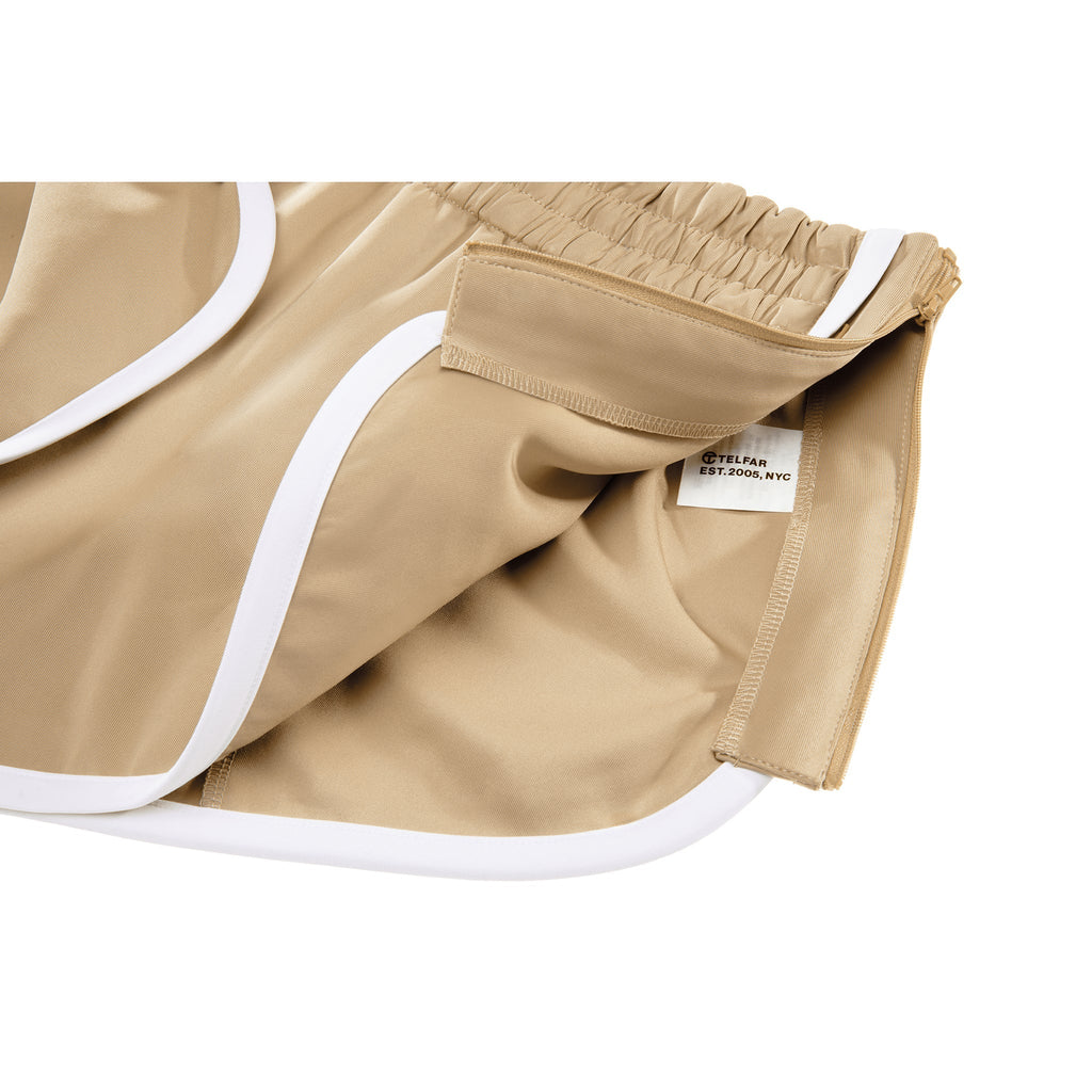 Track Short Skirt - Cream - Dresses & Skirts