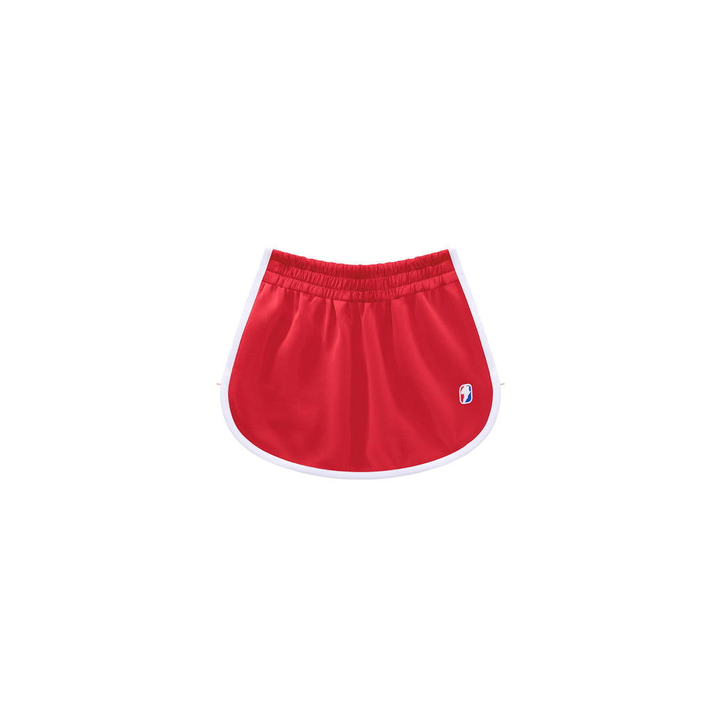 Track Short Skirt - Red - Dresses & Skirts