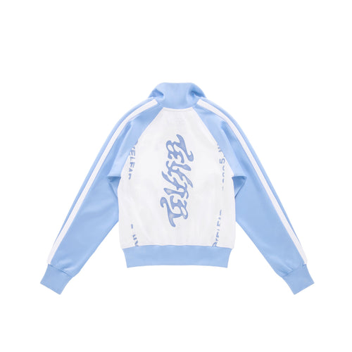 Ambigram T-Shirt Track Jacket - Baby Blue/White - Jackets & Outerwear