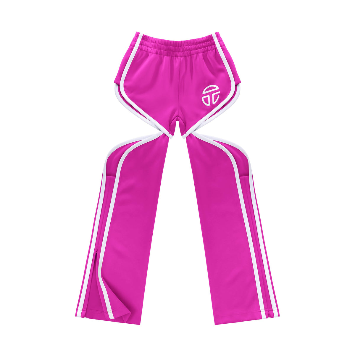 Thigh Hole Track Pant - Azalea - Pants & Shorts