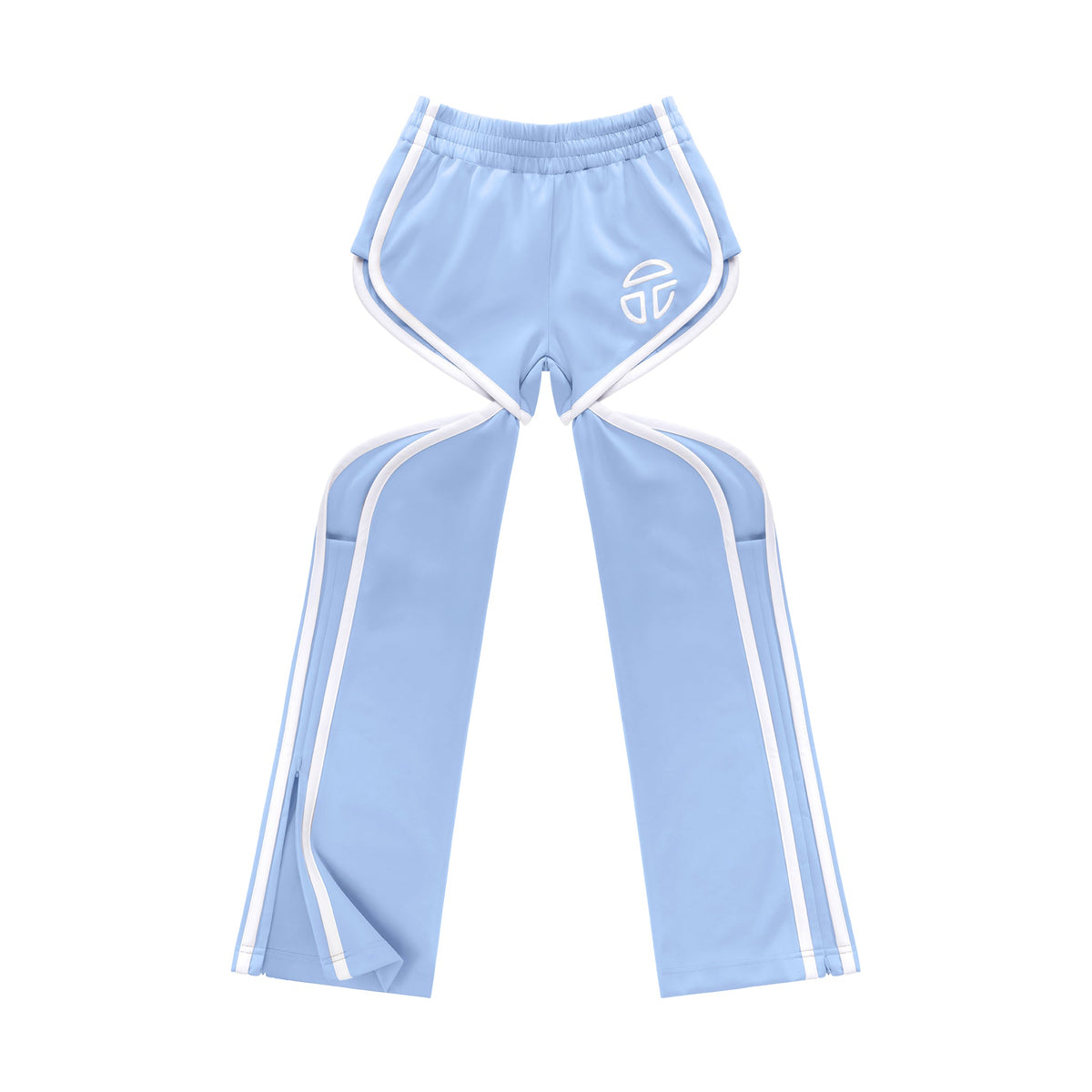 Thigh-Hole Track Pant - Baby Blue - Pants & Shorts