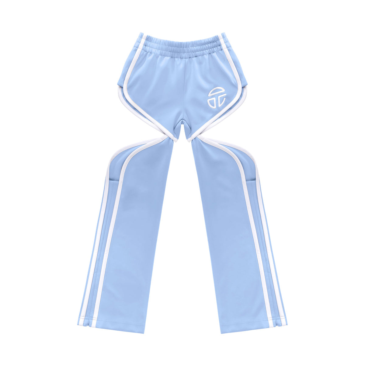 Thigh-Hole Track Pant - Baby Blue - Pants & Shorts