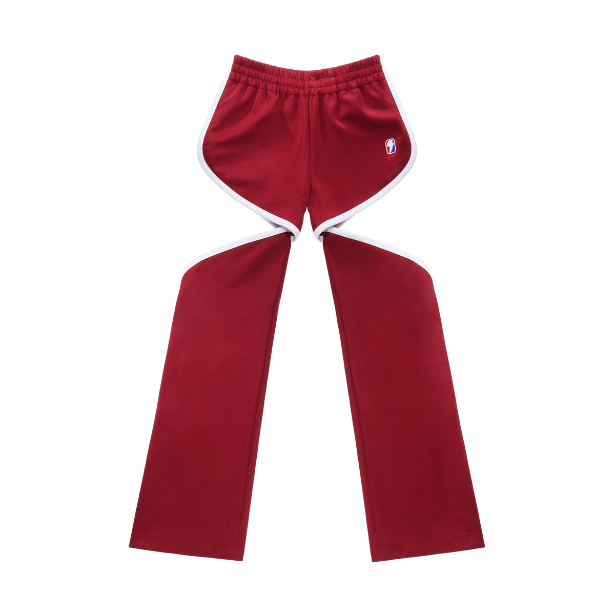 Thigh Hole Track Pant - Oxblood - Pants & Shorts