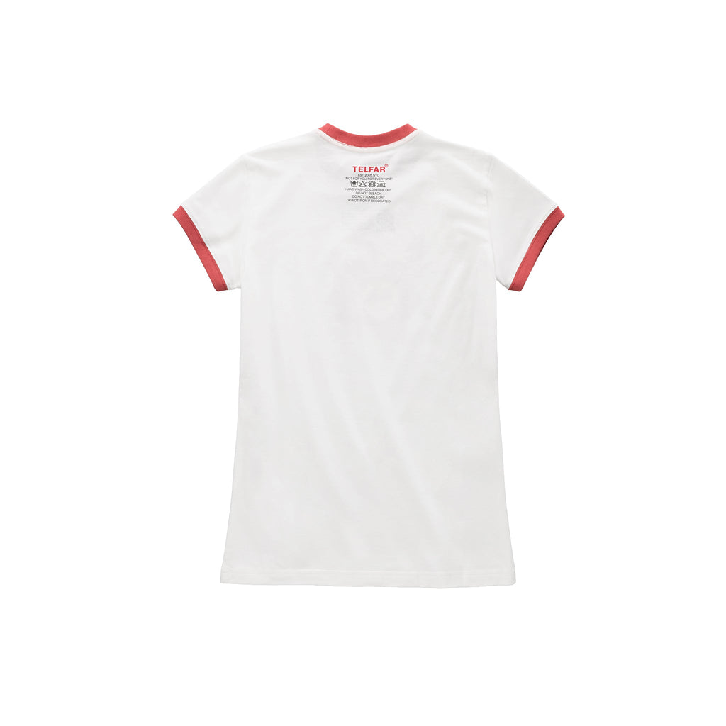 TTV Baby Ringer T - White - Tops & T-Shirts